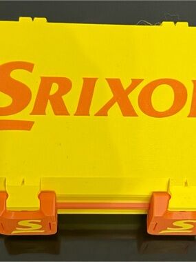 Golf Ball Display Holder – 6 New Srixon Tour Yellow Balls